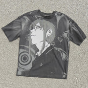 Makima Acid Wash T-shirt