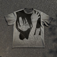 Sasuke Uchiha "The Avenger" Acid Wash T-shirt