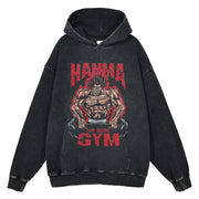 Yujiro Hanma The Ogre's Gym Vintage Hoodie