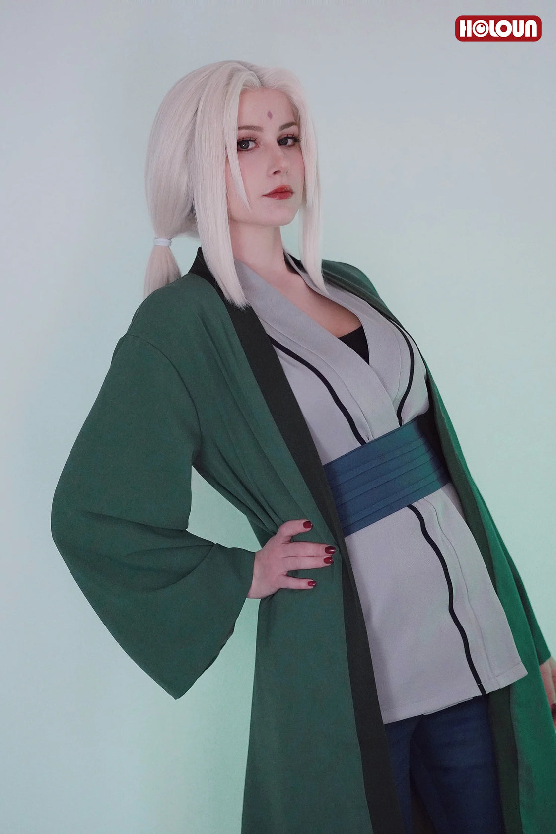 Tsunade Cosplay Kimono Set – Premium Anime Costume – Levi Crew Store