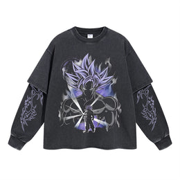 Goku Vintage Double Sleeve T-shirt