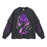 Goku Black Vintage Double Sleeve T-shirt
