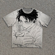 Yuta Okkotsu Acid Wash T-shirt