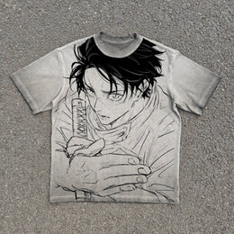 Yuta Okkotsu Acid Wash T-shirt