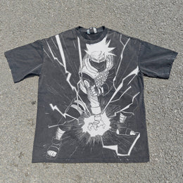 Kakashi Hatake Acid Wash T-shirt