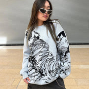 Eren‘s Transformation Loose Knit Sweater