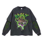 Broly Vintage Double Sleeve T-shirt V1