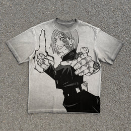 Nobara Kugisaki Acid Wash T-shirt