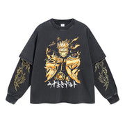 Naruto Vintage Double Sleeve T-shirt