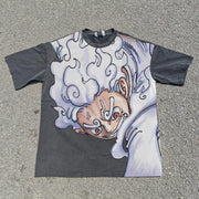 Monkey D Luffy Acid Wash T-shirt