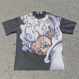 Monkey D Luffy Acid Wash T-shirt