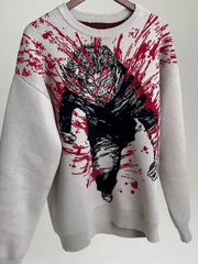 Yuji Itadori Loose Knit Sweater