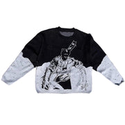 Chainsaw Man Loose Knit Sweater