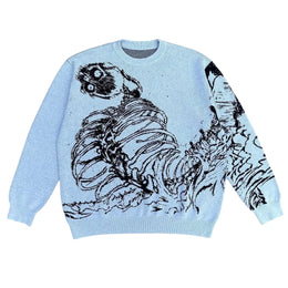 Eren‘s Transformation Loose Knit Sweater