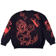 Sukuna X Nobara Loose Knit Sweater