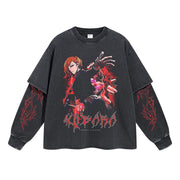 Nobara Kugisaki Vintage Double Sleeve T-shirt