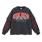 Gym Rats Vintage Double Sleeve T-shirt