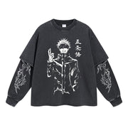 Gojo Sensei Vintage Double Sleeve T-shirt
