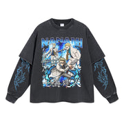 Kento Nanami Vintage Double Sleeve T-shirt
