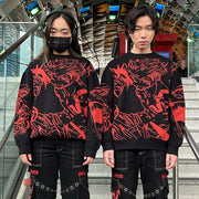 Sukuna X Nobara Loose Knit Sweater