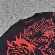 Sukuna X Nobara Loose Knit Sweater