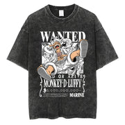 Luffy 'WANTED' Vintage T-shirt