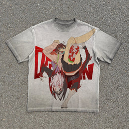 Dandadan Acid Wash T-shirt V1