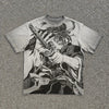 Kokushibo "Upper Moon One" Acid Wash T-shirt