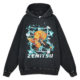 Zenitsu Agatsuma Vintage Hoodie V1