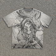 Kokushibo Acid Wash T-shirt