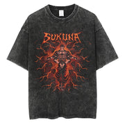 Gojo VS. Sukuna Vintage T-shirts