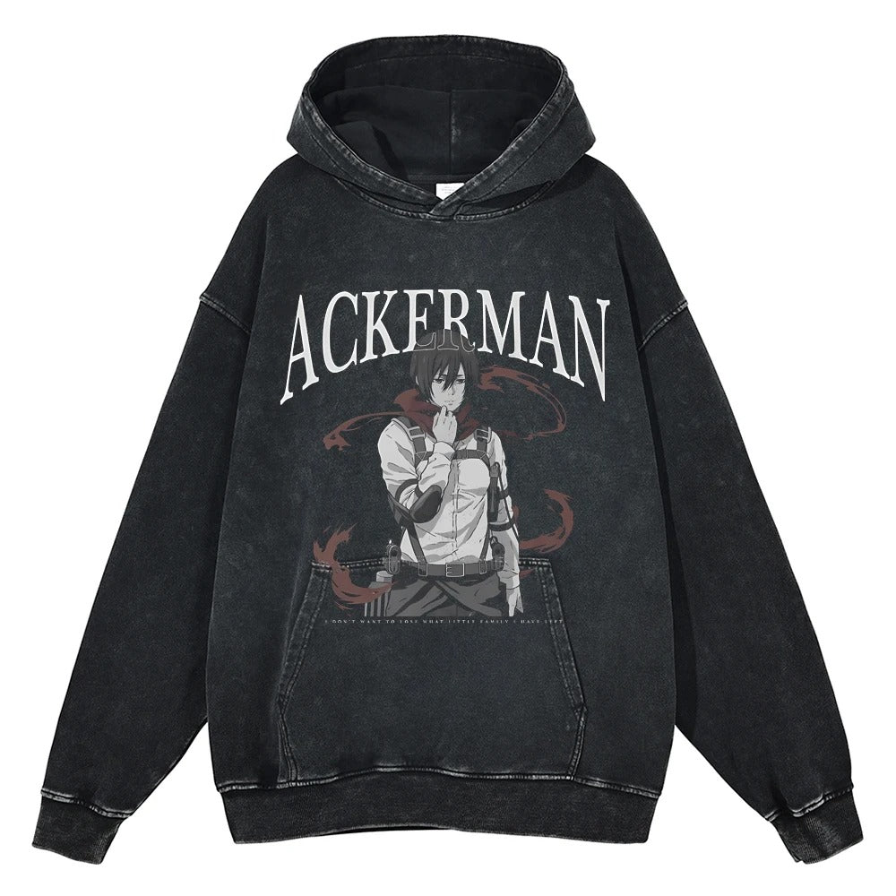Mikasa "The Red Scarf" Vintage Hoodie