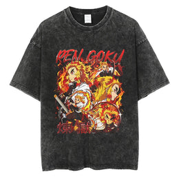 Kyojuro Rengoku Vintage T-shirts Pack