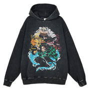 Demon Slayer Vintage Hoodie V1