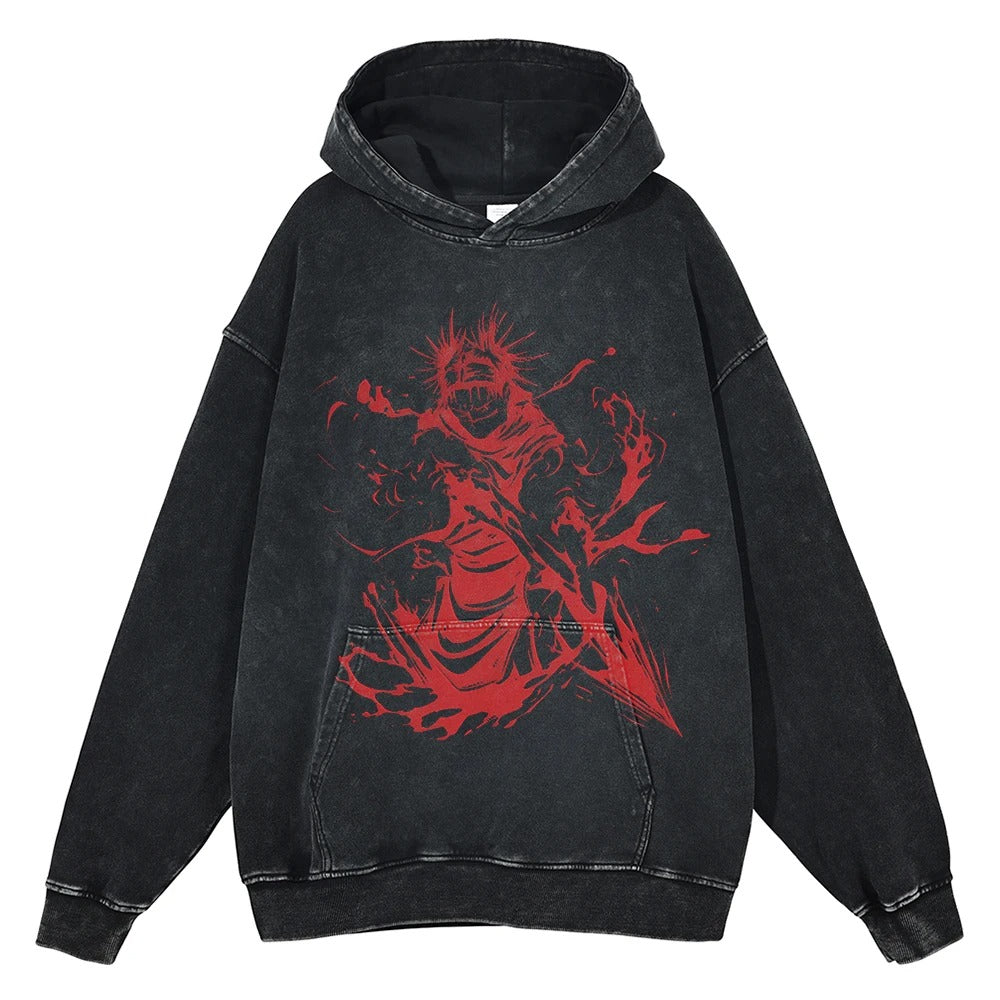 Choso Scarlet Echo Vintage Hoodie