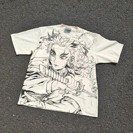 Rengoku Acid Wash T-shirt
