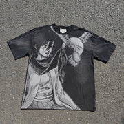 Eren X Mikasa Acid Wash T-shirt