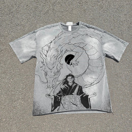 Geto Suguru Acid Wash T-shirt