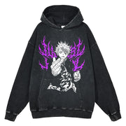 Gojo Satoru Vintage Hoodie V2