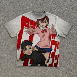 Dandadan Acid Wash T-shirt V2