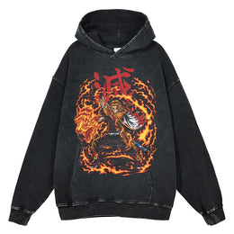Rengoku Kyojuro Vintage Hoodie V3