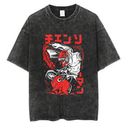 Chainsaw Man Vintage T-shirt V6