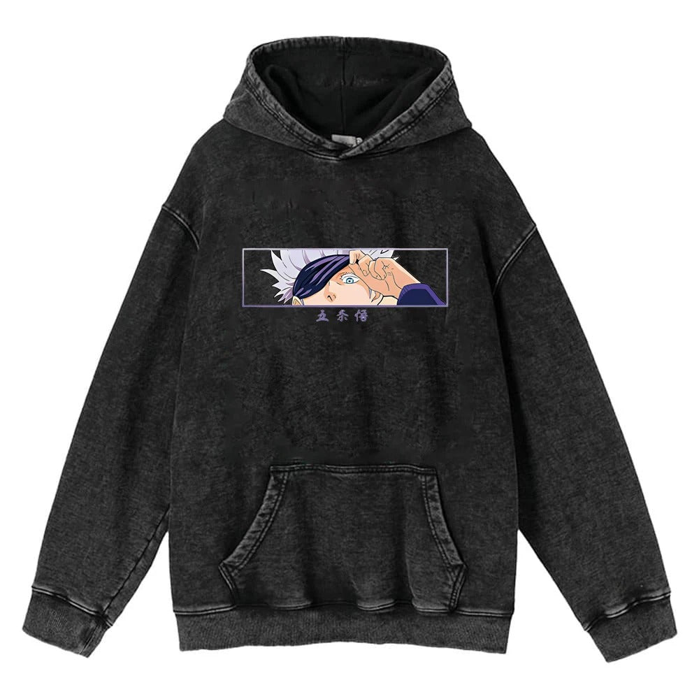 Gojo "Infinite Veil" Vintage Hoodie