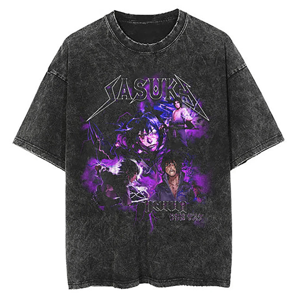 Sasuke Uchiha "The Avenger" Vintage T-shirt