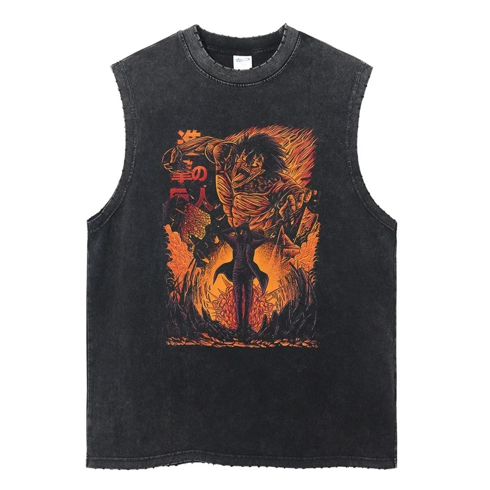 Eren "Attack Titan" Vintage Tank Top