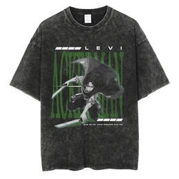 Levi Ackerman Vintage T-shirt V6