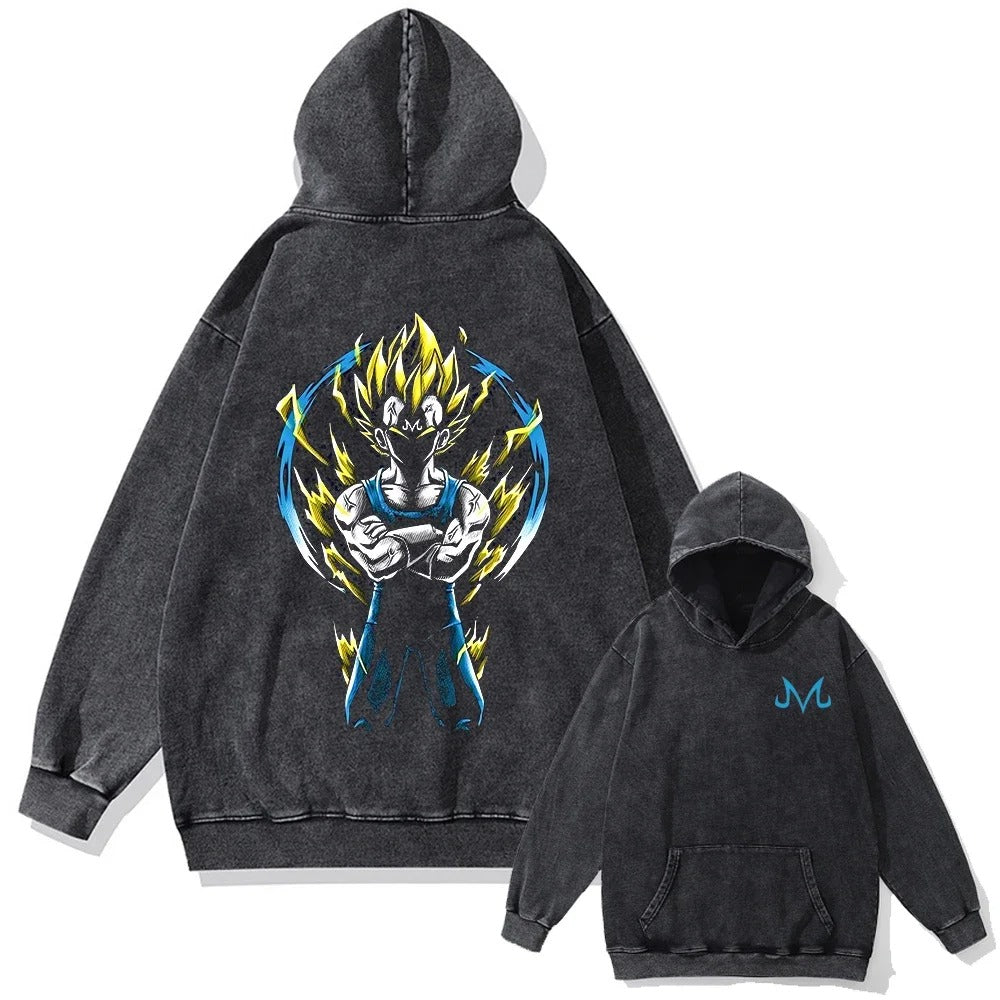 Vegeta "Final Flash" Vintage Hoodie