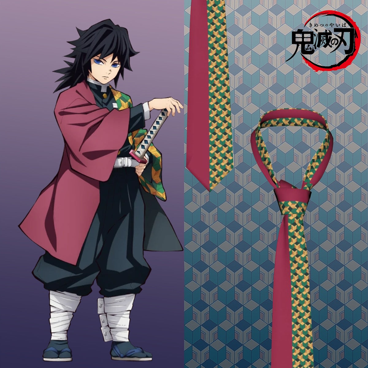 Demon Slayer Cosplay Ties Collection