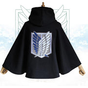 Attack on Titan Scouting Cloak (Black Edition)